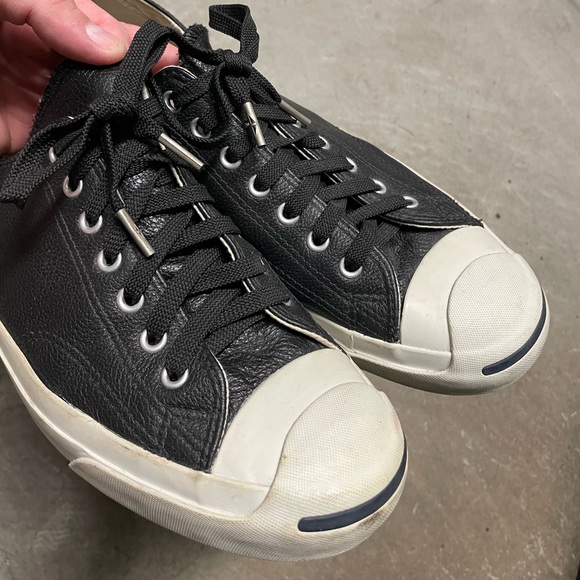 Leather Converse Jack Purcell size 12 Men’s - Picture 2 of 4